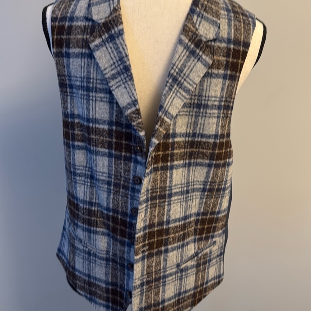Suit supply vest alpaca wool blend